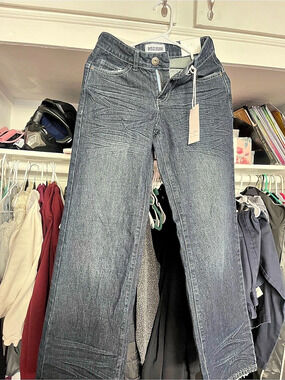 Disclosure Heavenly Wings Wide Leg Jeans Gray XS NWT